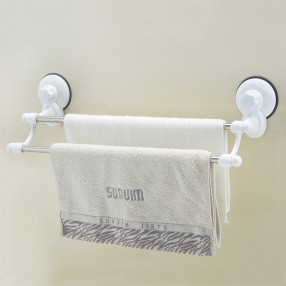 R1650强力吸壁双杆毛巾架